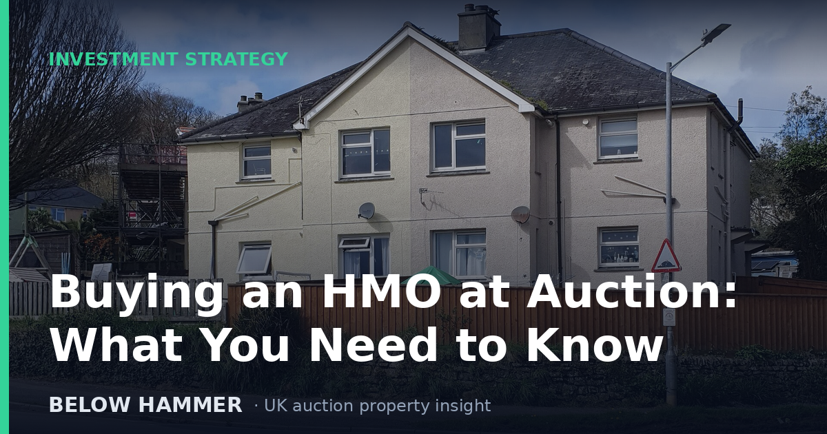 Buying an HMO at Auction: What You Need to Know