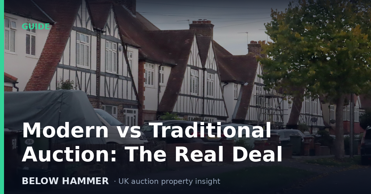 Modern vs Traditional Auction: The Real Deal